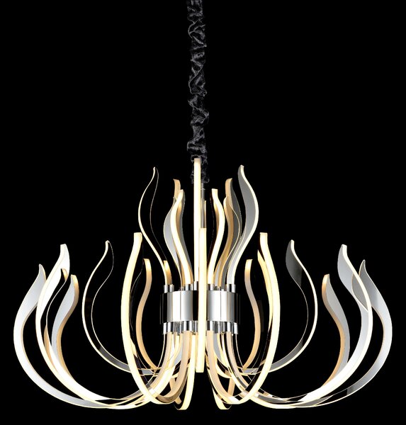 Mantra 5560 Versailles, impozantní závěsné svítidlo s různými režimy svícení LED 256W 3000K, průměr 103cm