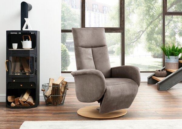 RELAXAČNÍ KŘESLO, textil, šedavě hnědá Sit & More - Online Only křesla & taburety, Online Only