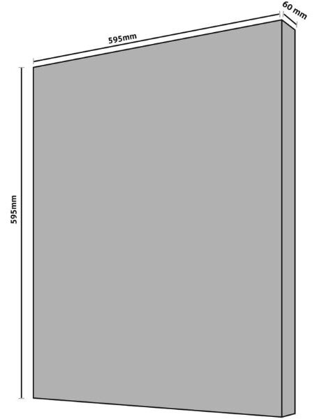 Podhledový/přisazený stmívatelný RGB LED panel 595x595mm backlit 36W 3600lm, CCT, TUYA, DO
