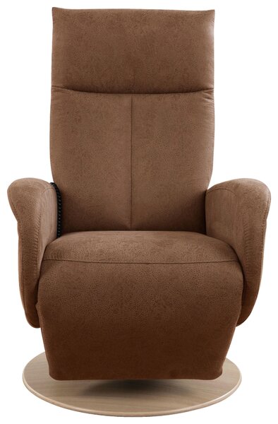 RELAXAČNÍ KŘESLO, textil, barvy lískového ořechu Sit & More - Online Only křesla & taburety, Online Only