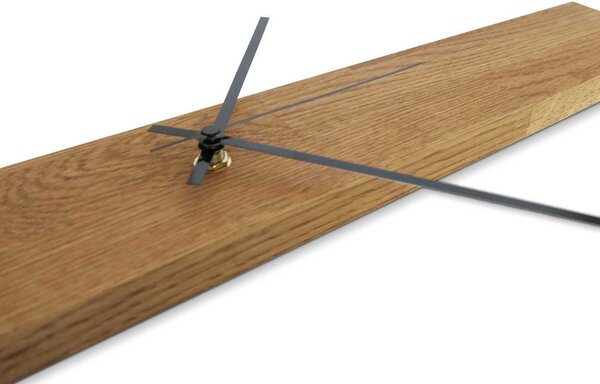 SENTOP | Dřevěné dubové nástěnné hodiny moderní design I SENTOP MAS019-AMBER analogové
