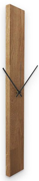 SENTOP | Dřevěné dubové nástěnné hodiny moderní design I SENTOP MAS019-AMBER analogové