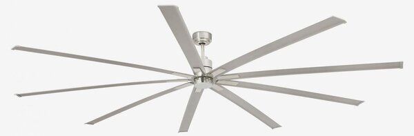 MANHATTAN XL LED, nikl, stropní ventilátor s DC motorem - FARO
