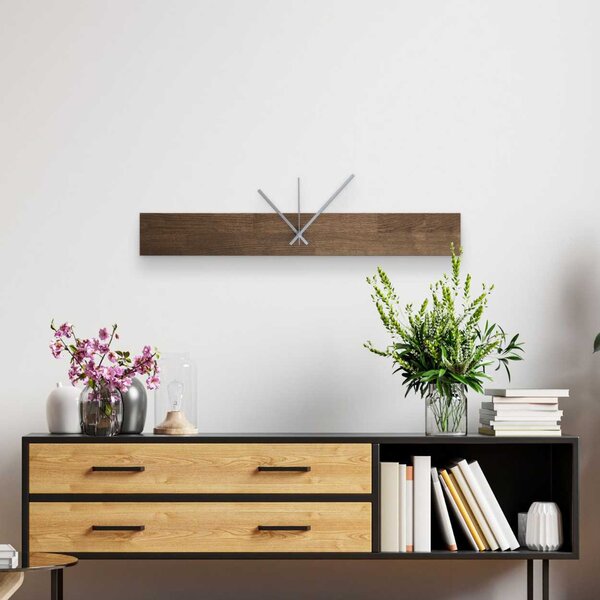 SENTOP | Nástěnné hodiny do moderního interiéru I SENTOP MAS020-3073-BLACK-60x8 analogové