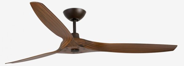 MOREA L, hnědá, stropní ventilátor s DC motorem - FARO
