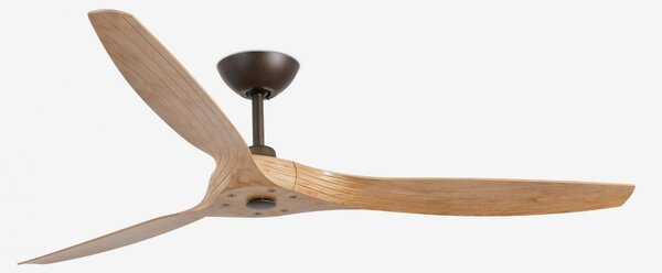MOREA L, světle hnědá, stropní ventilátor s DC motorem - FARO