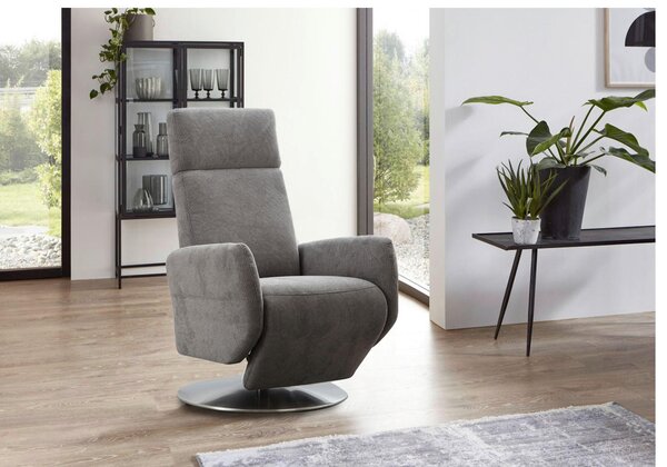 RELAXAČNÍ KŘESLO, textil, tmavě hnědá Sit & More - Online Only křesla & taburety, Online Only