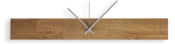 Nástěnné hodiny do moderního interiéru | AIHO: Černá barva RAL 9005 60x8cm (23.6x3.15in) 4631-107891 MAS020-3072-BLACK-60x8
