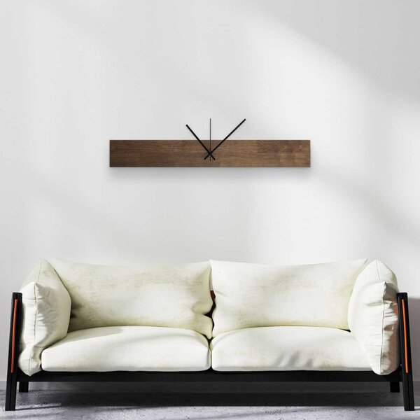 SENTOP | Nástěnné hodiny do moderního interiéru I SENTOP MAS020-3073-BLACK-60x8 analogové