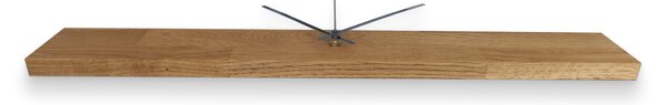 Nástěnné hodiny do moderního interiéru | AIHO: Černá barva RAL 9005 60x8cm (23.6x3.15in) 4631-107891 MAS020-3072-BLACK-60x8