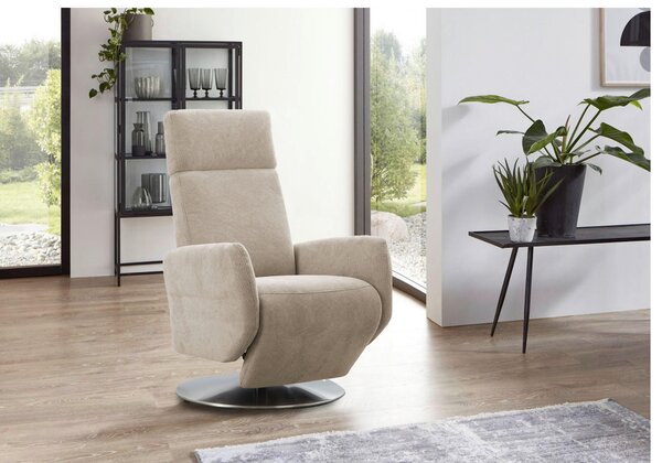 RELAXAČNÍ KŘESLO, textil, jílová barva Sit & More - Online Only křesla & taburety, Online Only