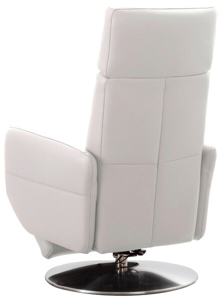 RELAXAČNÍ KŘESLO, kůže, bílá Sit & More - Online Only křesla & taburety, Online Only