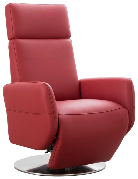 RELAXAČNÍ KŘESLO, kůže, červená Sit & More - Online Only křesla & taburety, Online Only