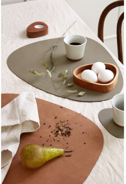Prostírání z eko kůže 37x44 cm Curve L Double Nupo – LIND DNA