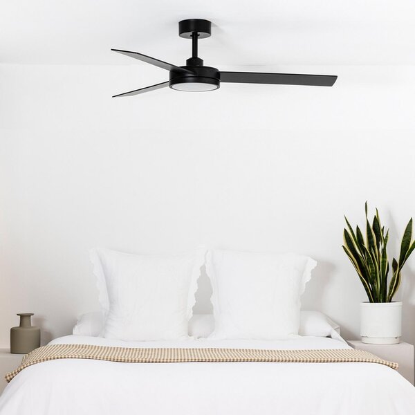 BARTH L, černá, stropní ventilátor - FARO