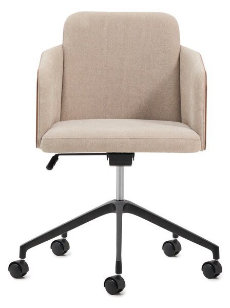 Hnědá čalouněná kancelářská židle Madai – Kave Home