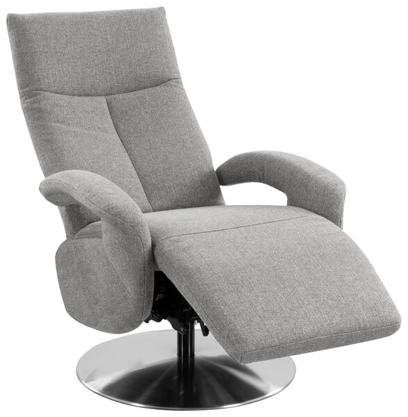 RELAXAČNÍ KŘESLO, textil, světle šedá Sit & More - Online Only křesla & taburety, Online Only