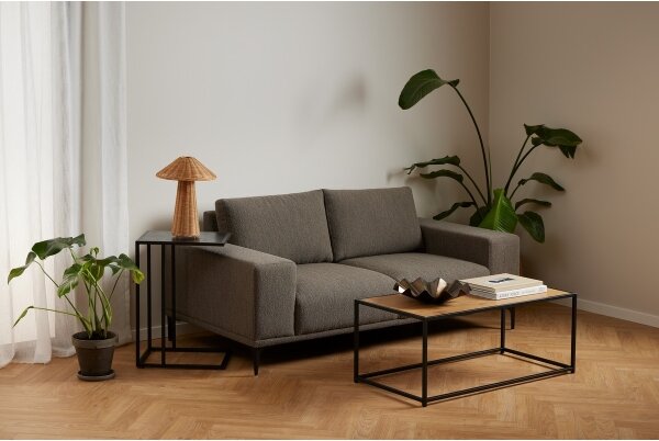 Konferenční stolek SARON 100x50 cm dub/černá