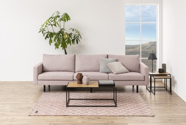 Konferenční stolek SARON 100x50 cm dub/černá