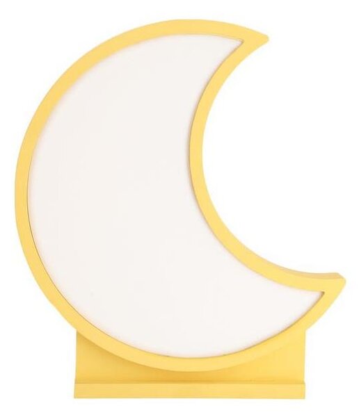 LED Dětská stolní lampa MOON LED/12W/230V žlutá