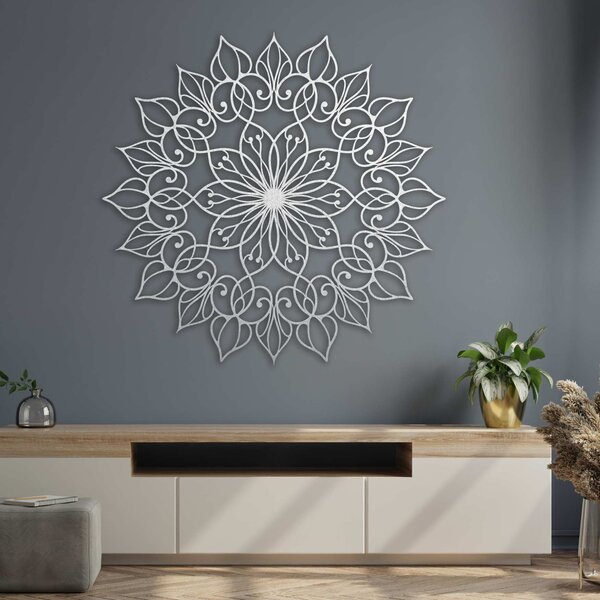 Originální mandala pro váš domov | RATTRAJ: Bílá 20 cm 4677-110907 PR0247-akcia20