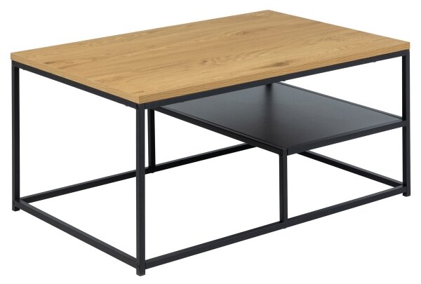 Konferenční stolek CORA 90x60 cm dub/černá