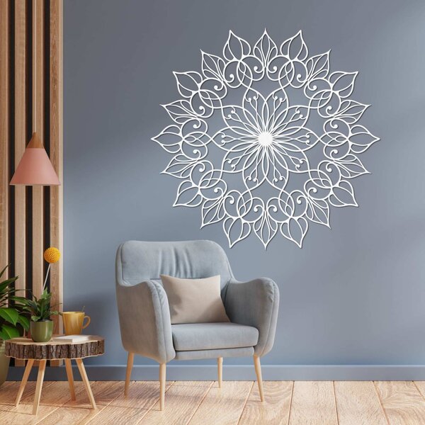 Originální mandala pro váš domov | RATTRAJ: Bílá 20 cm 4677-110907 PR0247-akcia20
