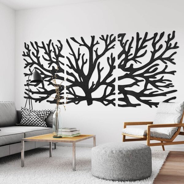 Třídílný obraz na zeď větve moderní větve stromu | DRNDO: HDF - Javor 50 x20 cm 4678-110927 HDF0502-akcia20