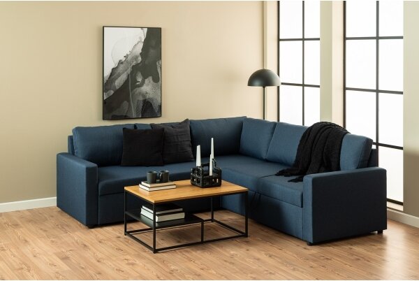 Konferenční stolek CORA 90x60 cm dub/černá