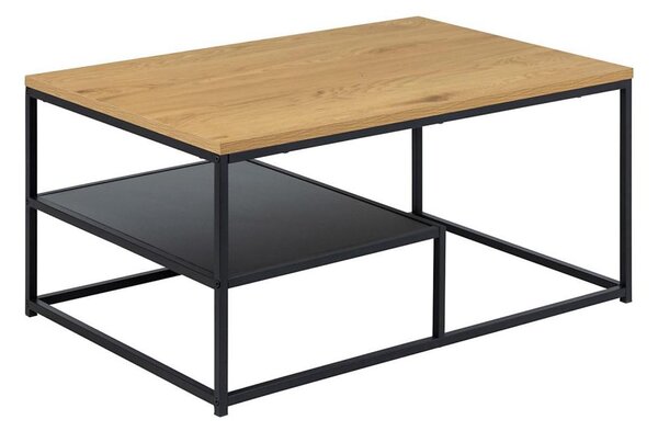 Konferenční stolek CORA 90x60 cm dub/černá