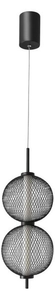 LED Lustr na lanku PUMA LED/10W/230V pr. 14 cm černá
