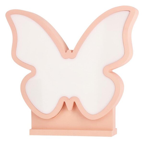 LED Dětská stolní lampa BUTTERFLY LED/14W/230V růžová