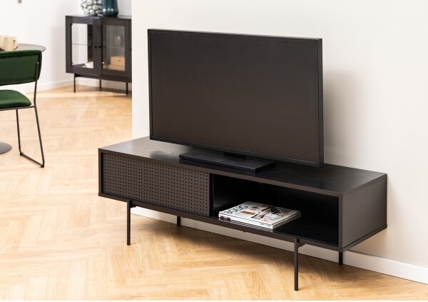 TV stolek AXEL 140x40 cm černá