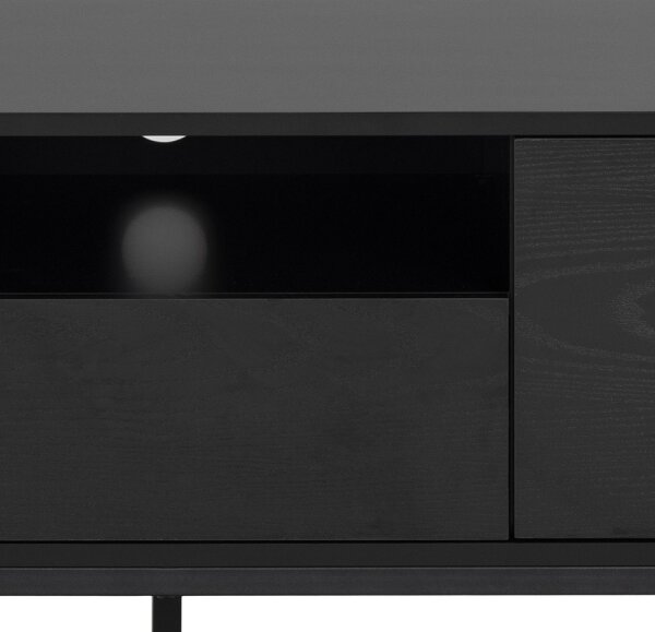 TV stolek SARON 140x40 cm černá