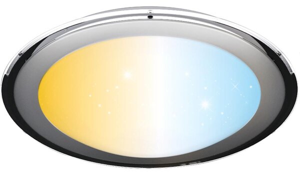 Aigostar - LED Stm stropní svítidlo LED/60W/230V 2700-6500K pr. 52,7 cm chrom+DO