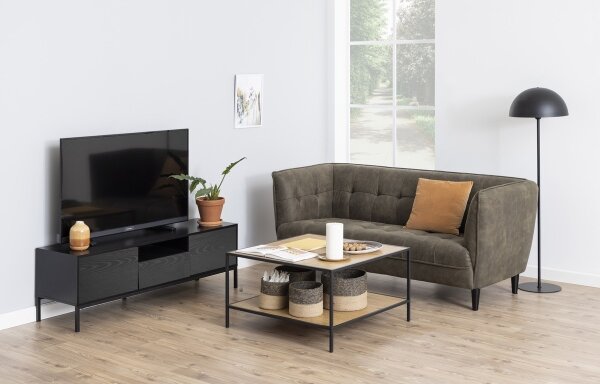 TV stolek SARON 140x40 cm černá