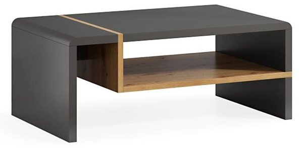 Konferenční stolek FRED 100x60 cm antracit/dub artisan