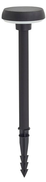 Lindby Solární LED svítidlo na zem Brinca, černé, PC, senzor, Černá, Plast, Moderní
