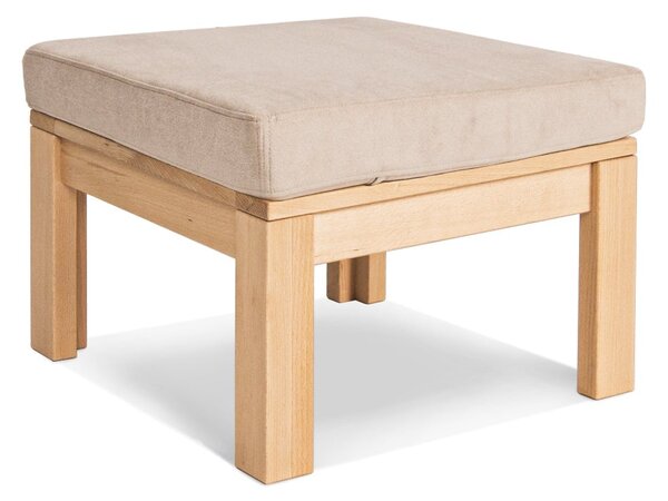 MarLiving Taburet MEXICO 02 51 cm z masivu/krémový