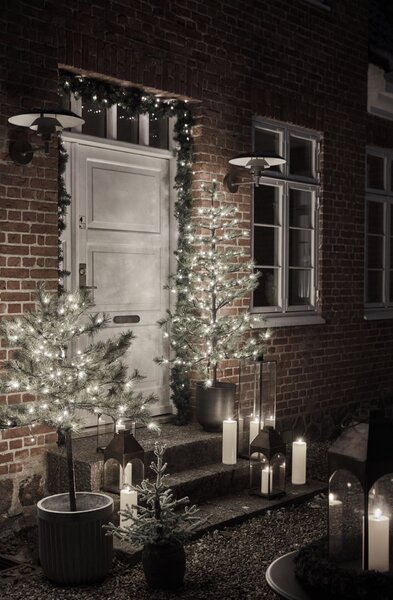 Vosková LED svíčka White 17,5 cm