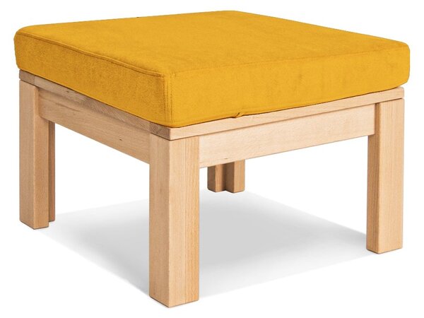 MarLiving Taburet MEXICO 02 51 cm z masivu/žlutý