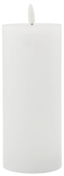 Vosková LED svíčka White 17,5 cm