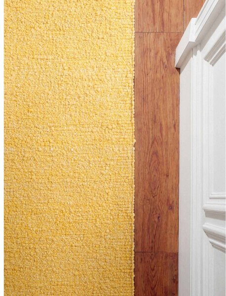 Žlutý ručně tkaný běhoun z materiálu bouclé 80x200 cm Notting Hill Portobello – Ted Baker