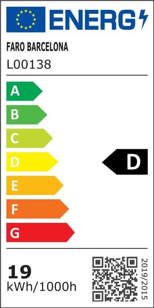 HALF nástěnná lampa, černá - FARO