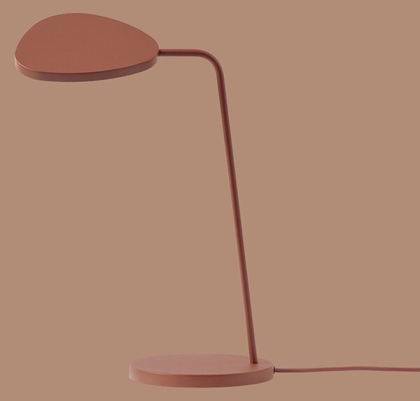 Stolní lampa Muuto, stmívatelné, Hnědá / Rezavá, Pracovna, Hliník