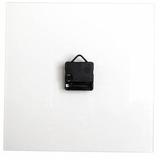 Čtvercové nástěnné hodiny 3D | LONDON: Černé ručičky 20 cm 4753-113565 IA-226-S-BLACK-20