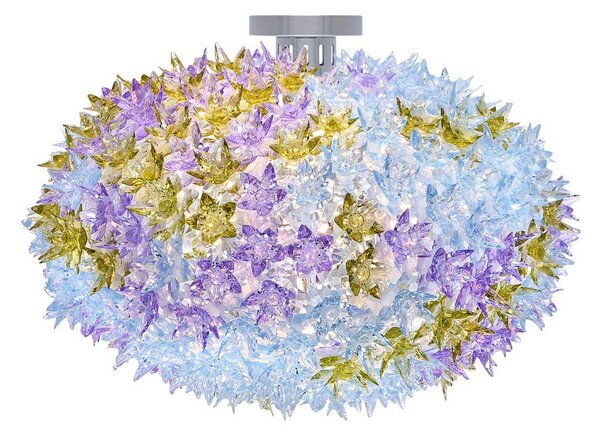 Stropní Lampa Kartell, Bloom C1, Fialová, Obývací pokoj, Plast, Design