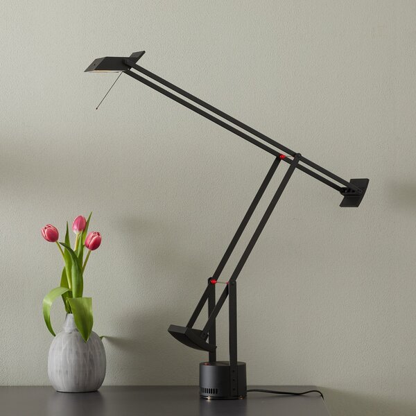 Stolní lampa Artemide, Tizio, Černá, Pracovna, Plast, Design