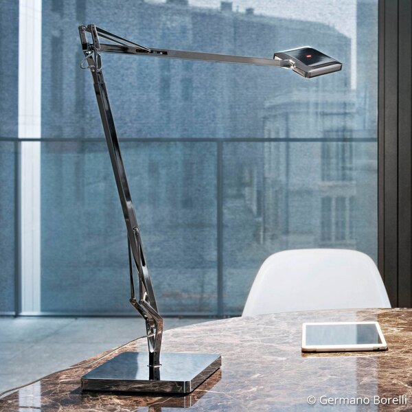 Stolní lampa FLOS, Kelvin Edge, Černá, Pracovna, Kov, Design