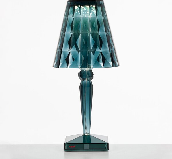 Stolní lampa Kartell, Big Battery, Modrá, Obývací pokoj, Plast, Design